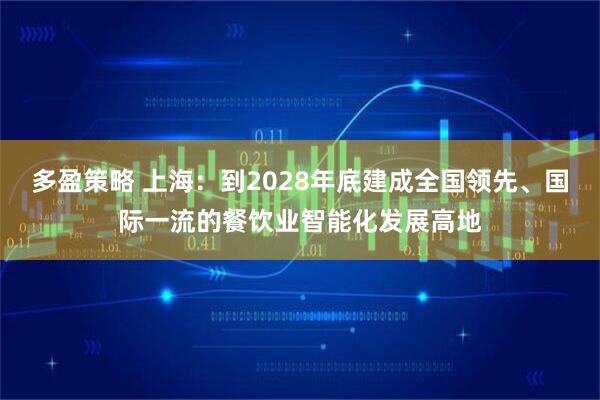 多盈策略 上海：到2028年底建成全国领先、国际一流的餐饮业智能化发展高地